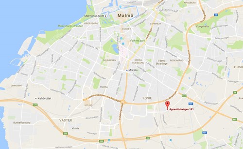 Karta Konradssons Kakel i Malmö.