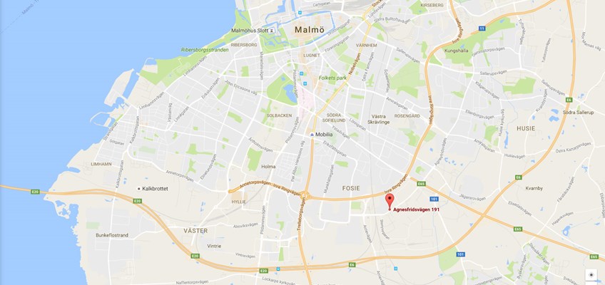 Karta Konradssons Kakel i Malmö.