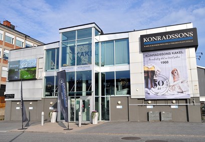 Konradssons Kakels fasad i Bromma.