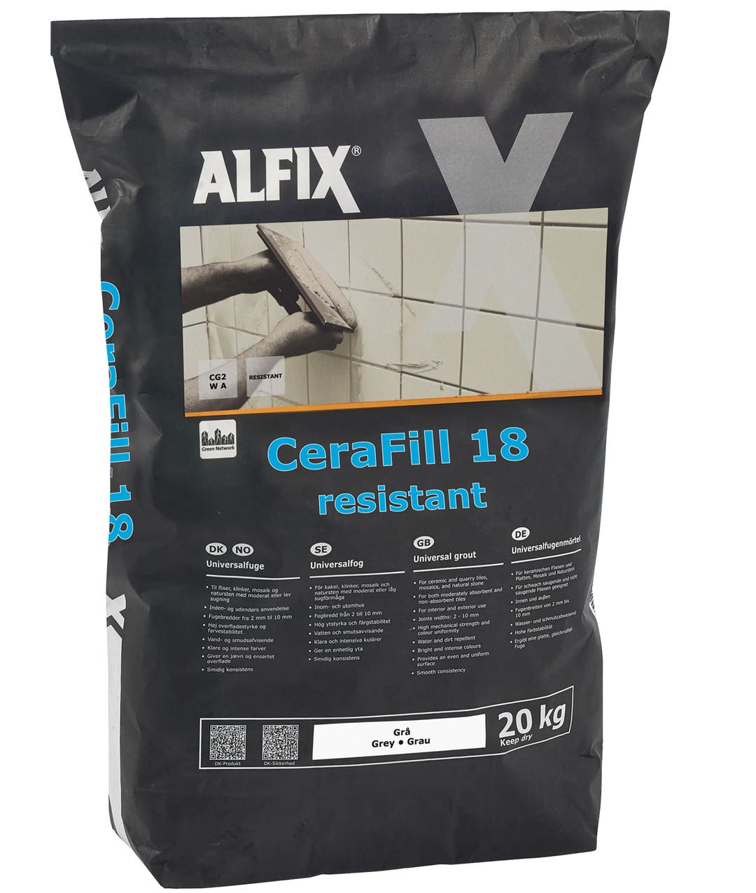 Cerafill 18 resistant Stålgrå 20 kg - Fog 1
