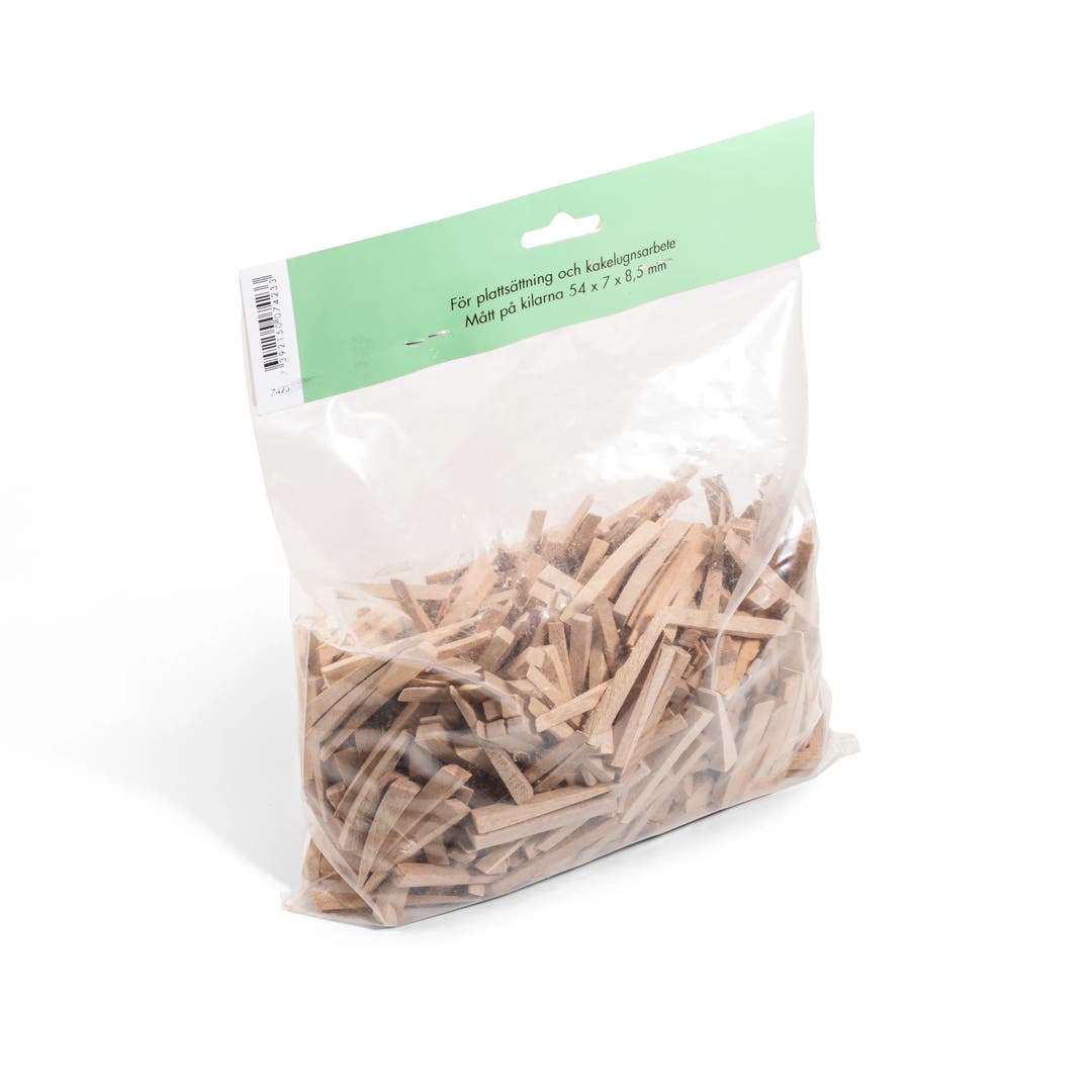 Träkilar 500 st/förp. - Fogsnören, kryss och levels 2