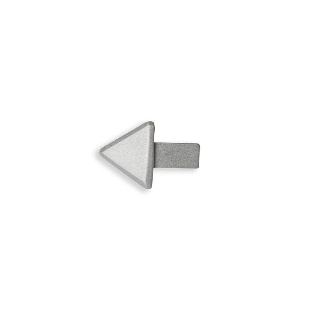 Hörndel 45° alu. silver matt 10mm - 45 graders 1
