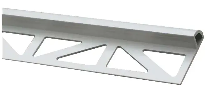 Kakellist kvartsrund plast silvergrå 6mm 2,5m - Kvartsrunda 1