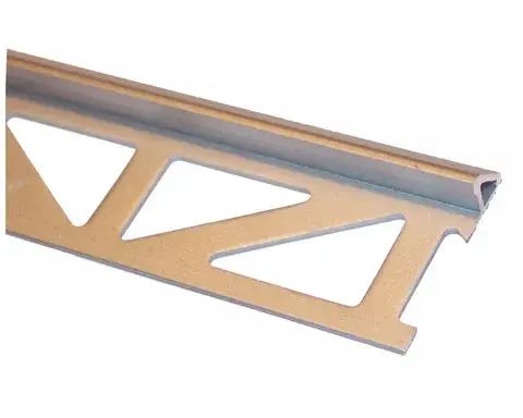 Kakellist 45° alu. Silver matt 8mm 2,5m - 45 graders 2