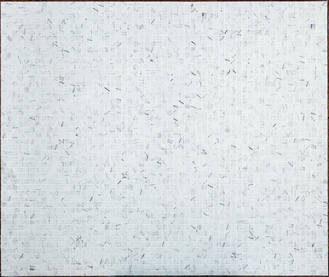 Zen Carrara Mosaik - Glasmosaik 1