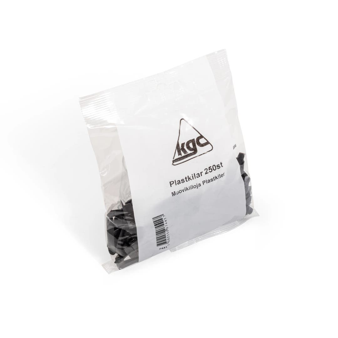 Plastkil 30 mm, 250 st - Fogsnören, kryss och levels 2