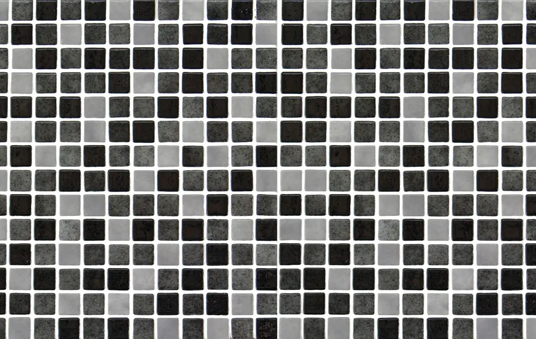 Niebla Mix Grå Mosaik - Glasmosaik 1