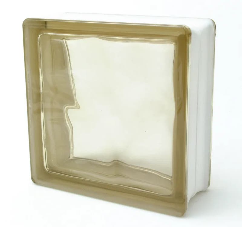 Glasblock P brun Siena 19/O - Glasblock