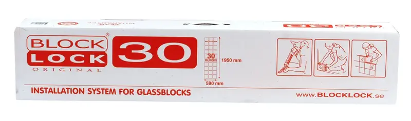 Block Lock 30 original - Glasblock Tillbehör