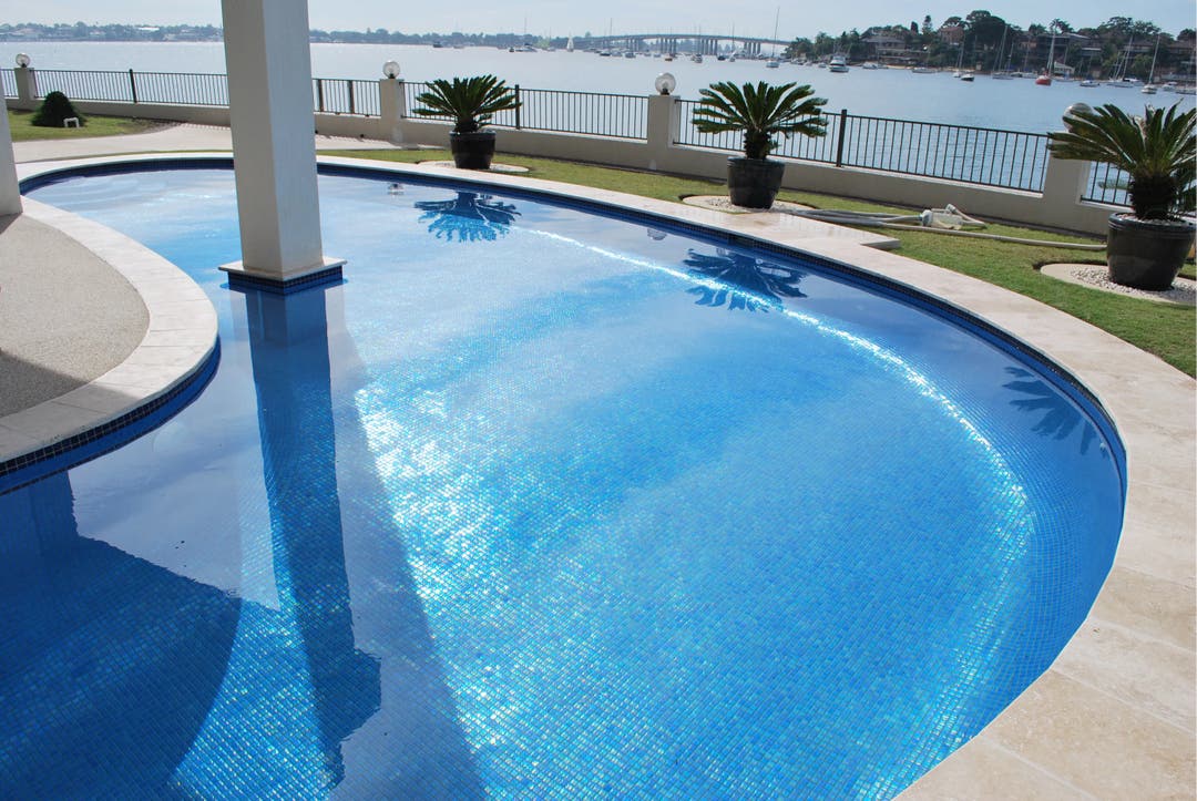 Niebla Blå Mosaik - Glasmosaik 2