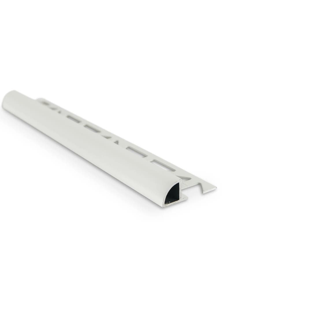 Kakellist kvartsrund alu. Vit 10 mm 2,5m - Kvartsrunda 2