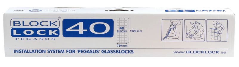 Block Lock Pegasus 40 - Glasblock Tillbehör