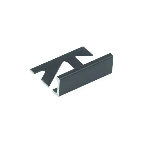 Kakellist rak alu. Mattsvart 8mm 2,5m - Raka 2