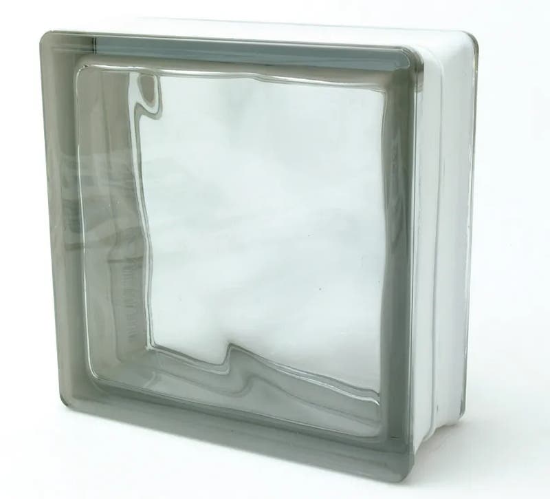 Glasblock P grå 19/O (Nordica) - Glasblock