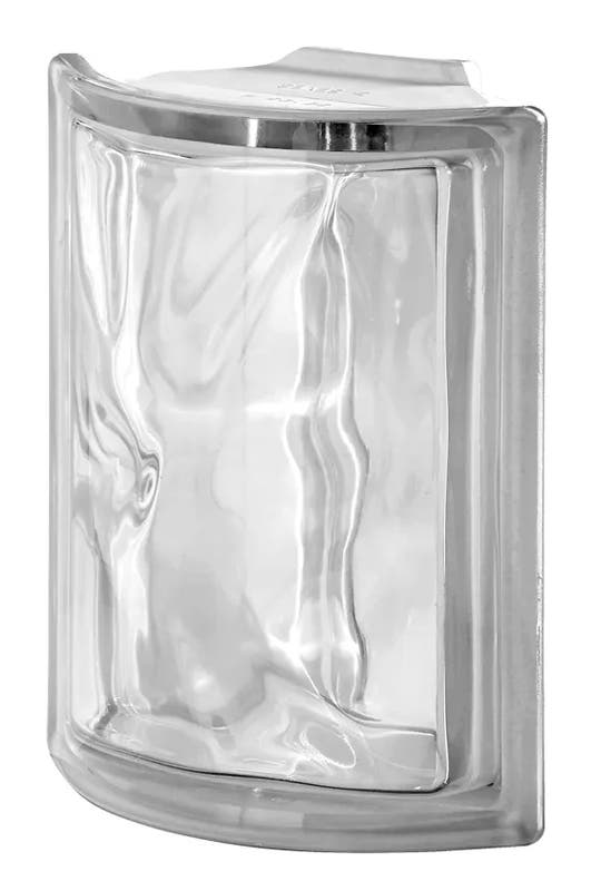 Glasblock P hörn rundat - Glasblock