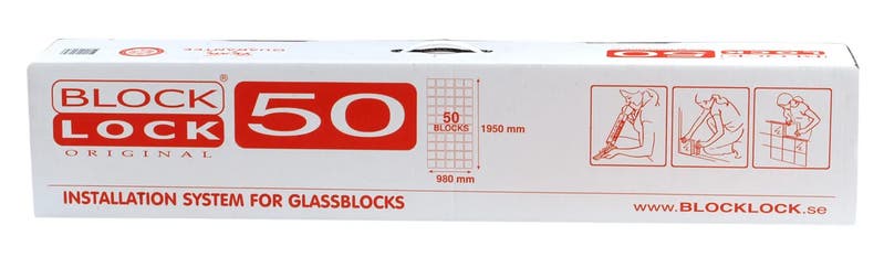 Block Lock 50 original - Glasblock Tillbehör