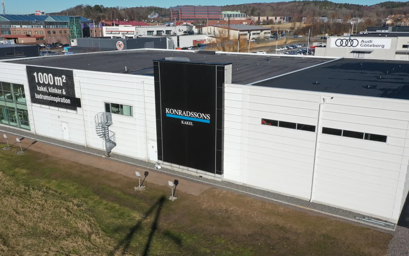 Konradssons Kakels butik i Göteborg