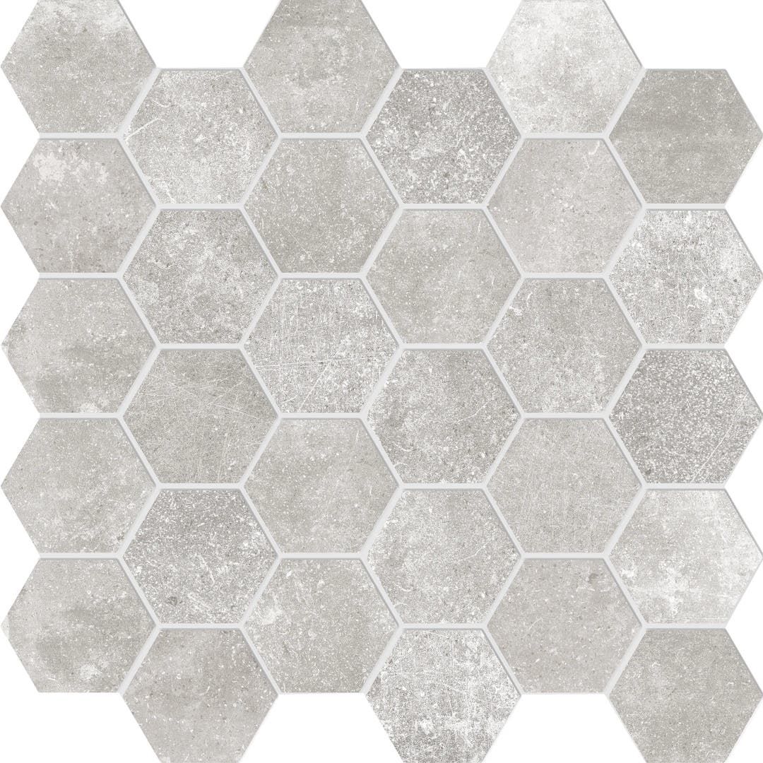 Panarea Grey hexagon Mosaik - Klinker 1