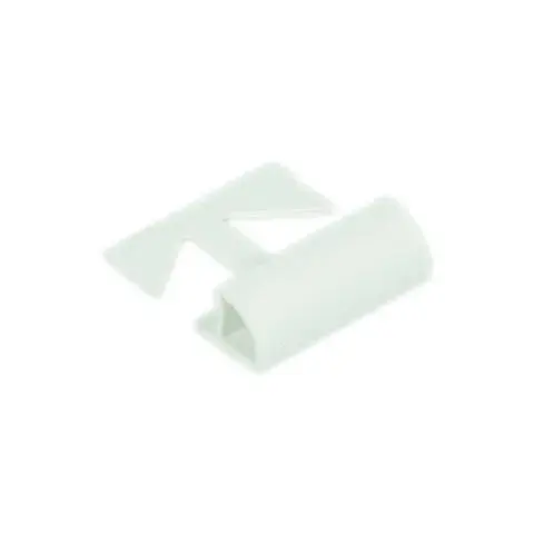 Kakellist Kvartsrund, Plast Vit 10 mm 2,5m - Kvartsrunda 2